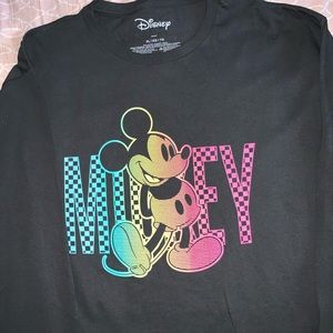 Disney rainbow mickey long sleeve